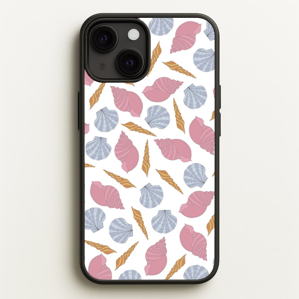 Seashells Pattern 10 - Seashells Phone Case for iPhone 13 Mini