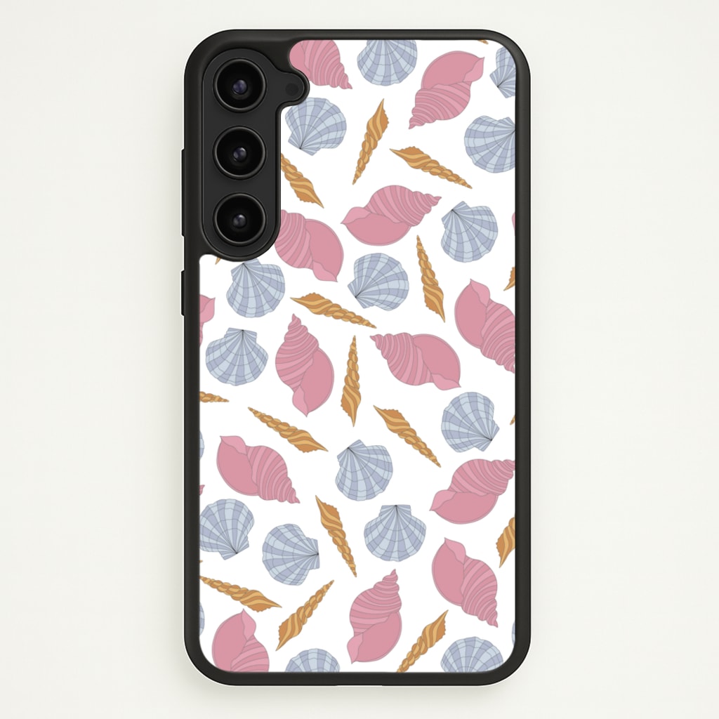Seashells Pattern 10 - Seashells Phone Case for Galaxy S23