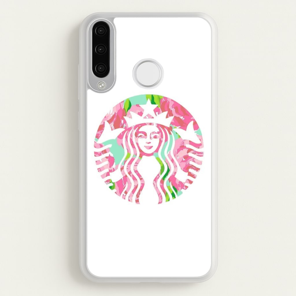 Pink Coffee Logo - Coffee Phone Case for Huawei P30 Lite
