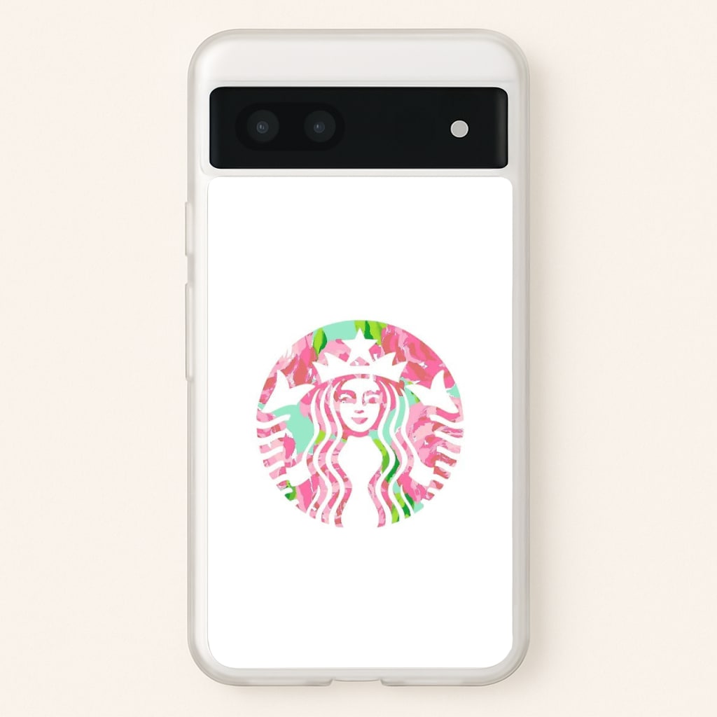 Pink Coffee Logo - Coffee Phone Case for Google Pixel 6a