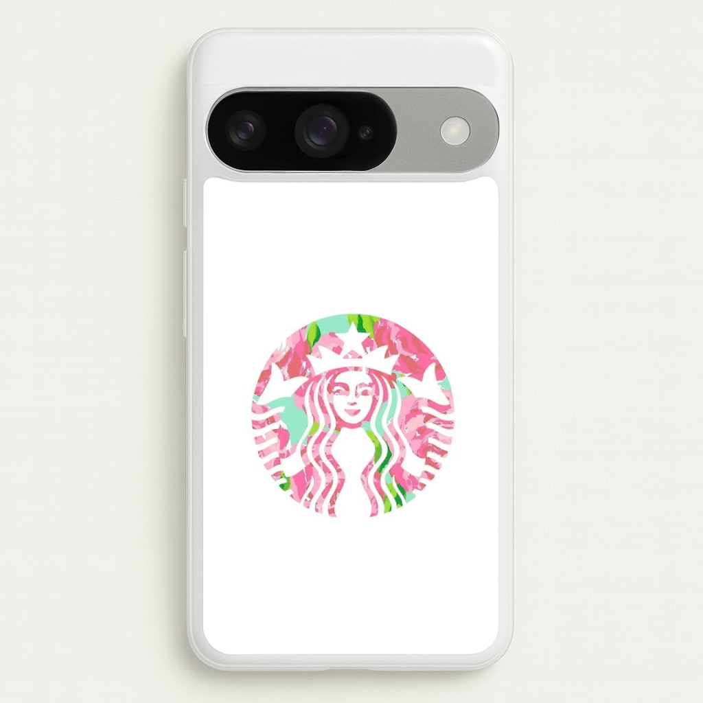 Pink Coffee Logo Phone Case for Google Pixel 10 / 10 Pro