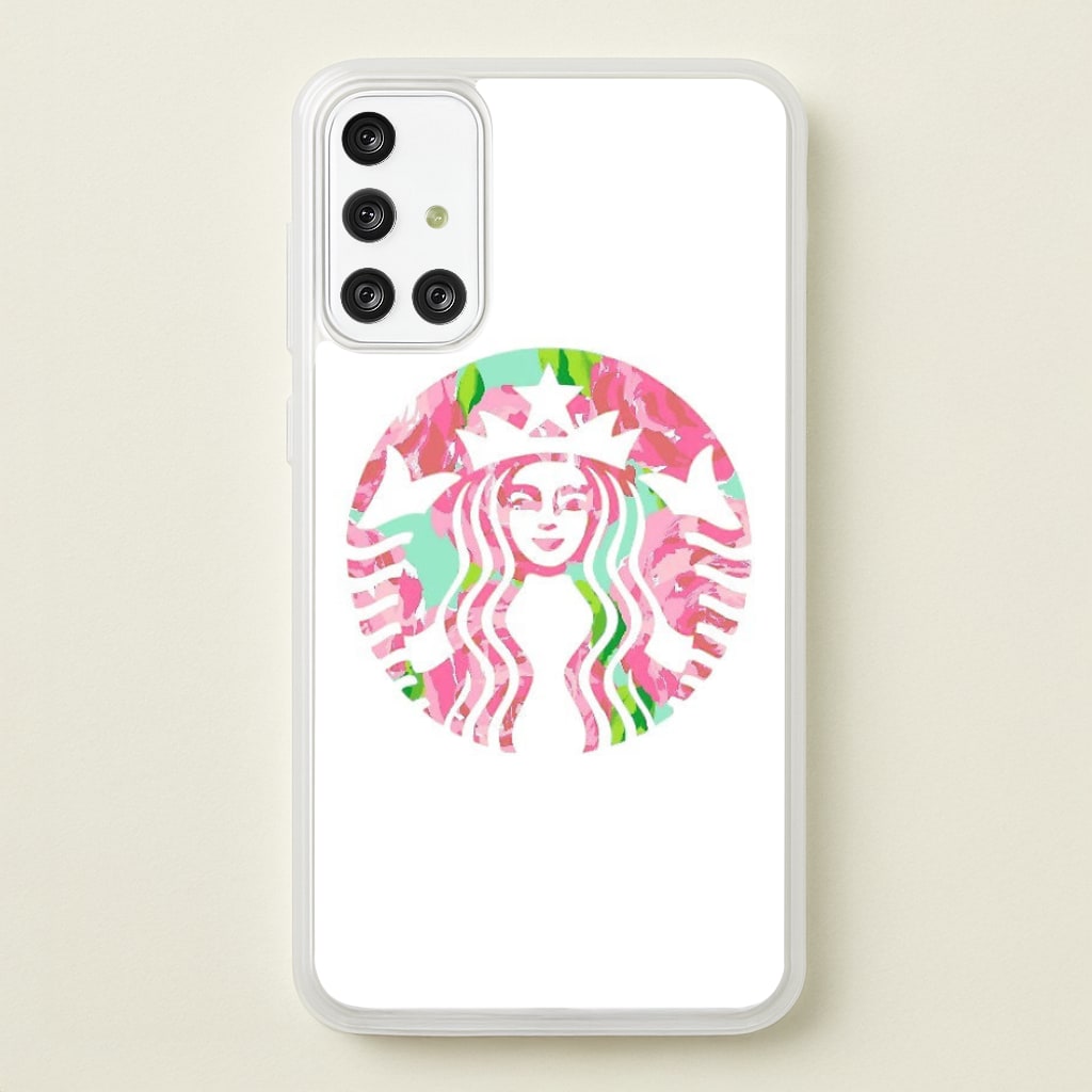 Pink Coffee Logo - Coffee Phone Case for Galaxy A71