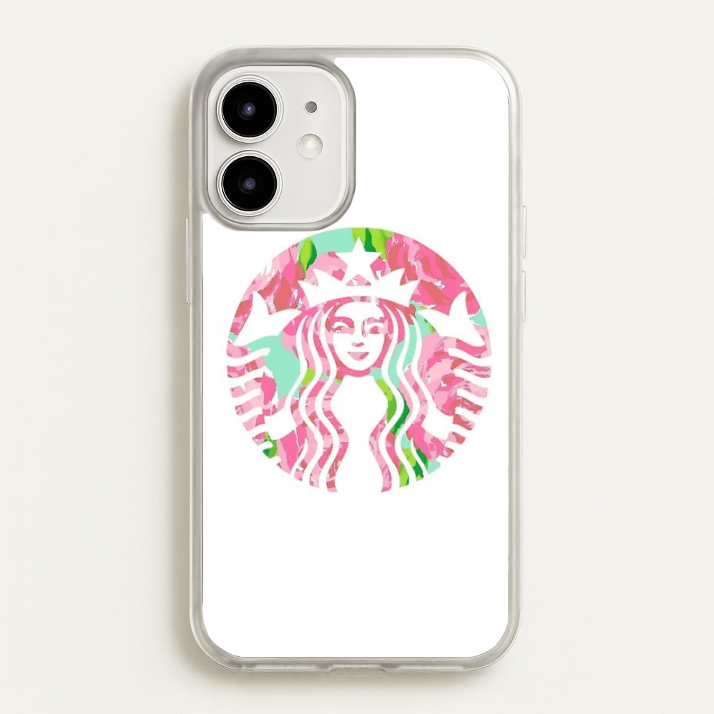 Pink Coffee Logo - Coffee Phone Case for iPhone 12 / 12 Pro