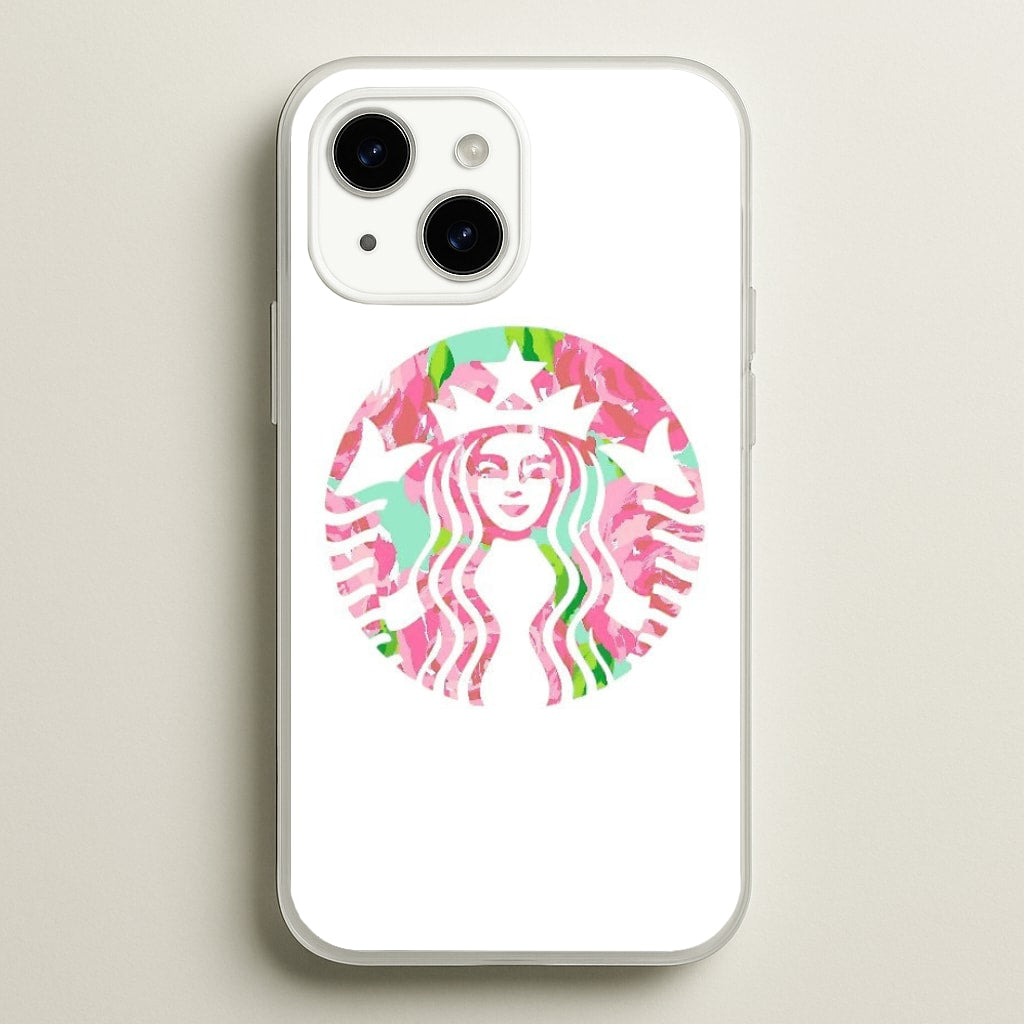 Pink Coffee Logo - Coffee Phone Case for iPhone 15