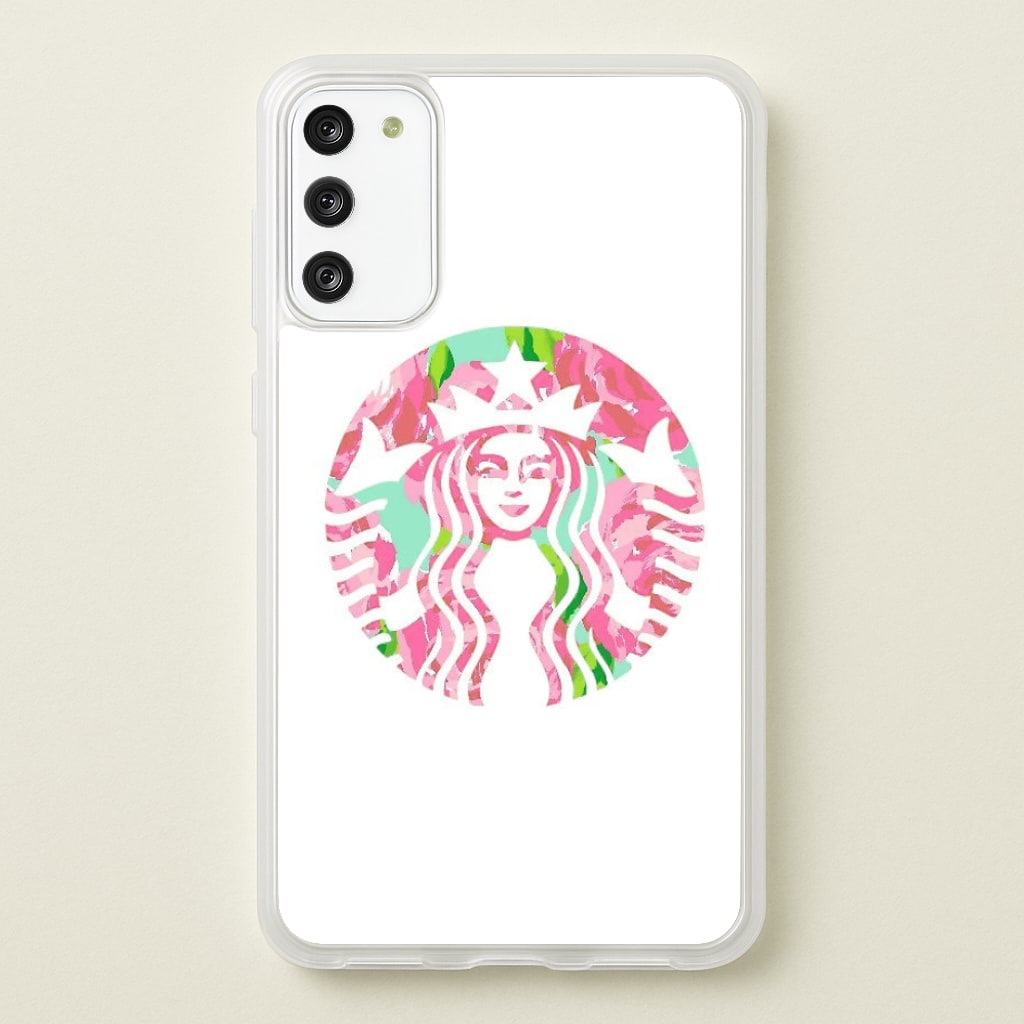 Pink Coffee Logo - Coffee Phone Case for Galaxy S20