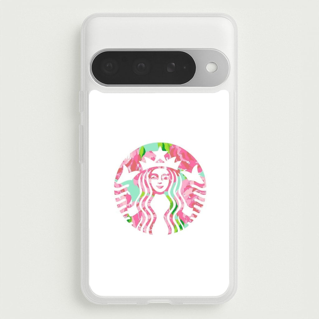 Pink Coffee Logo Phone Case for Google Pixel 10 Pro XL