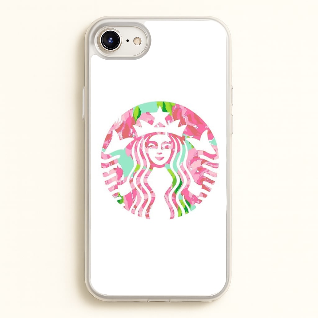 Pink Coffee Logo - Coffee Phone Case for iPhone 6 Plus / 7 Plus / 8 Plus