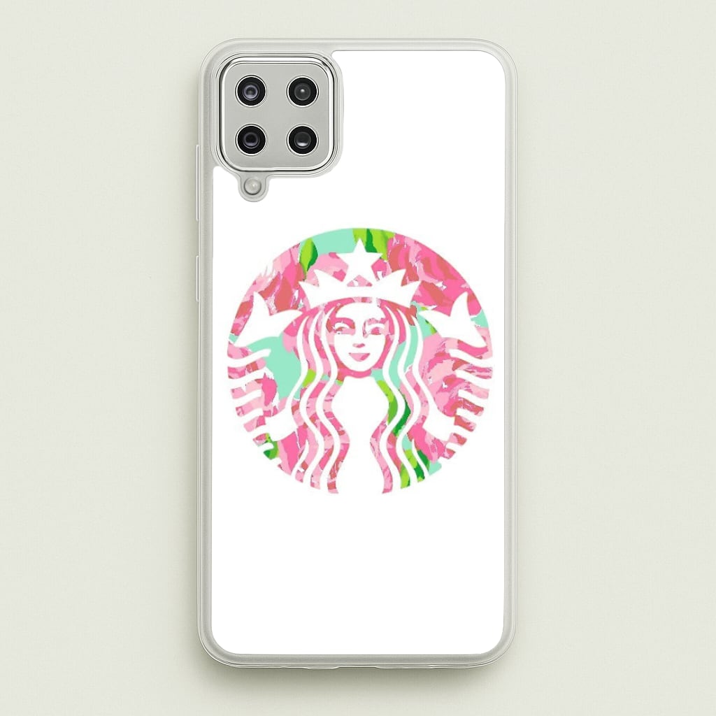 Pink Coffee Logo - Coffee Phone Case for Galaxy A12