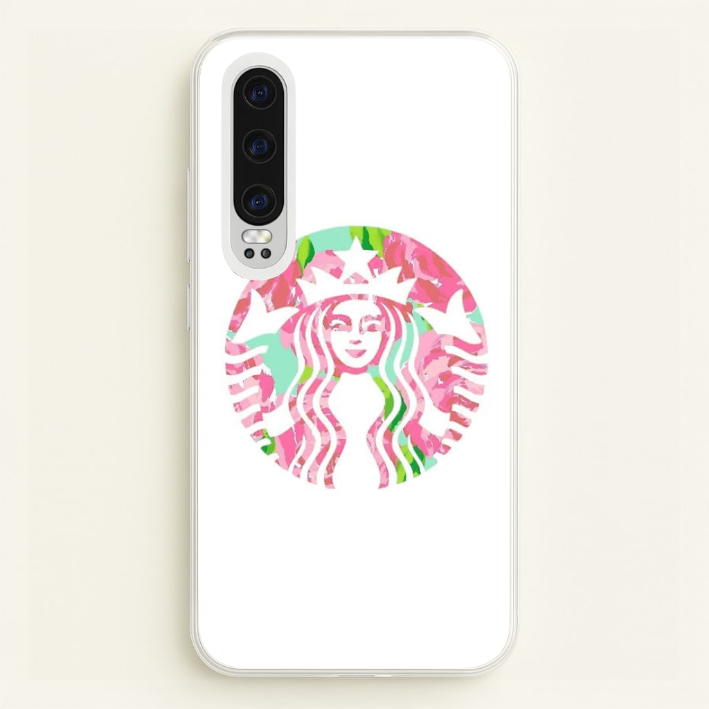 Pink Coffee Logo - Coffee Phone Case for Huawei P30