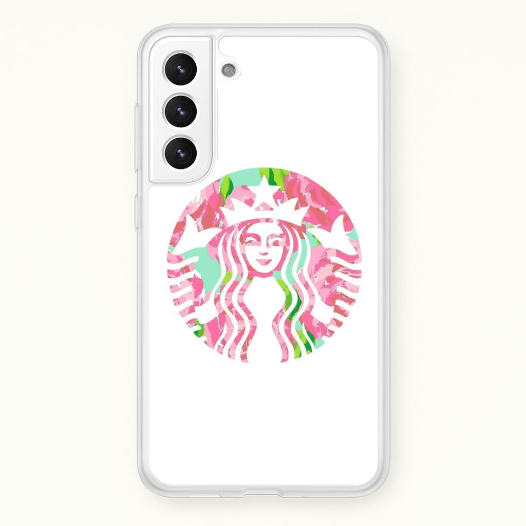 Pink Coffee Logo - Coffee Phone Case for Galaxy S21