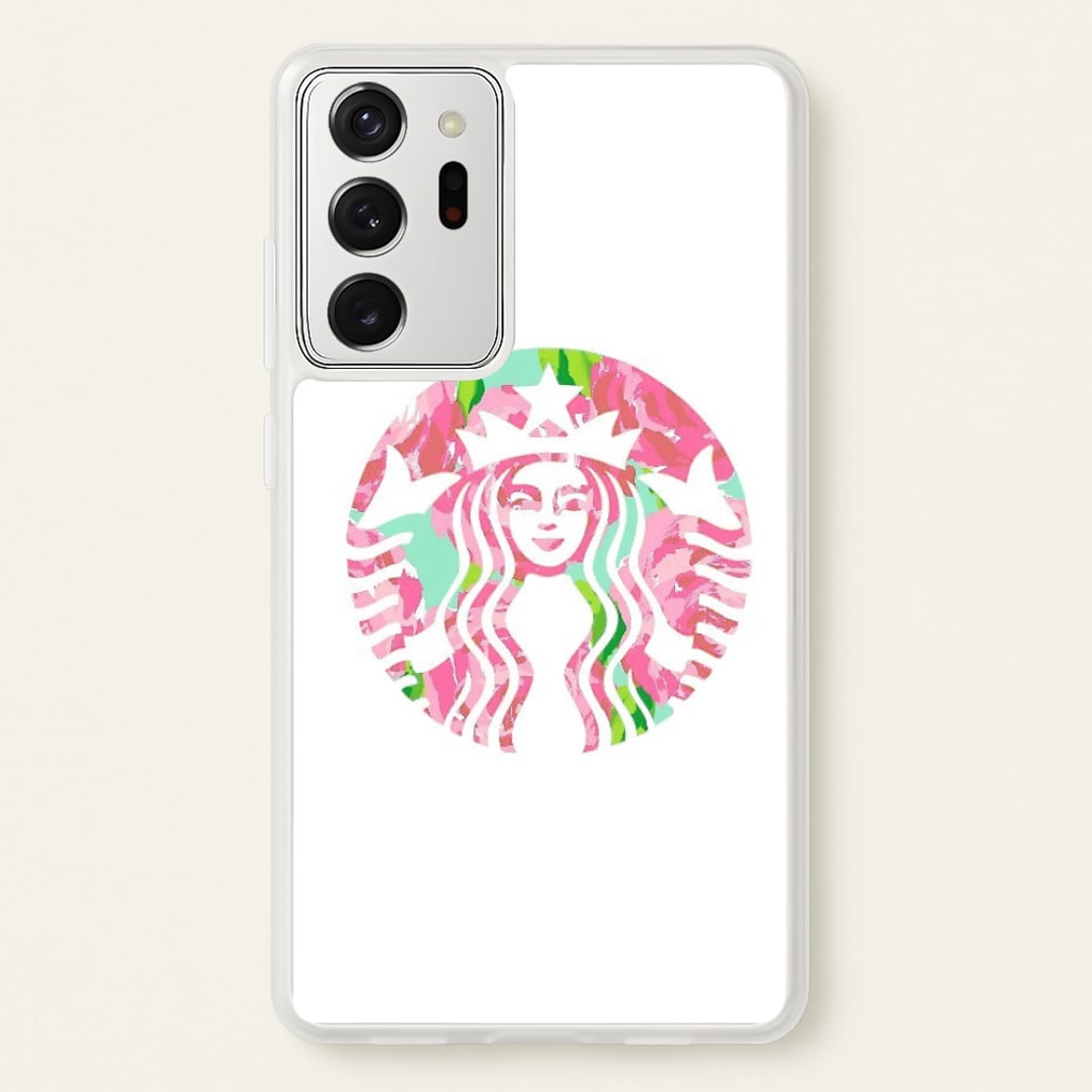 Pink Coffee Logo - Coffee Phone Case for Galaxy Note 20 Ultra