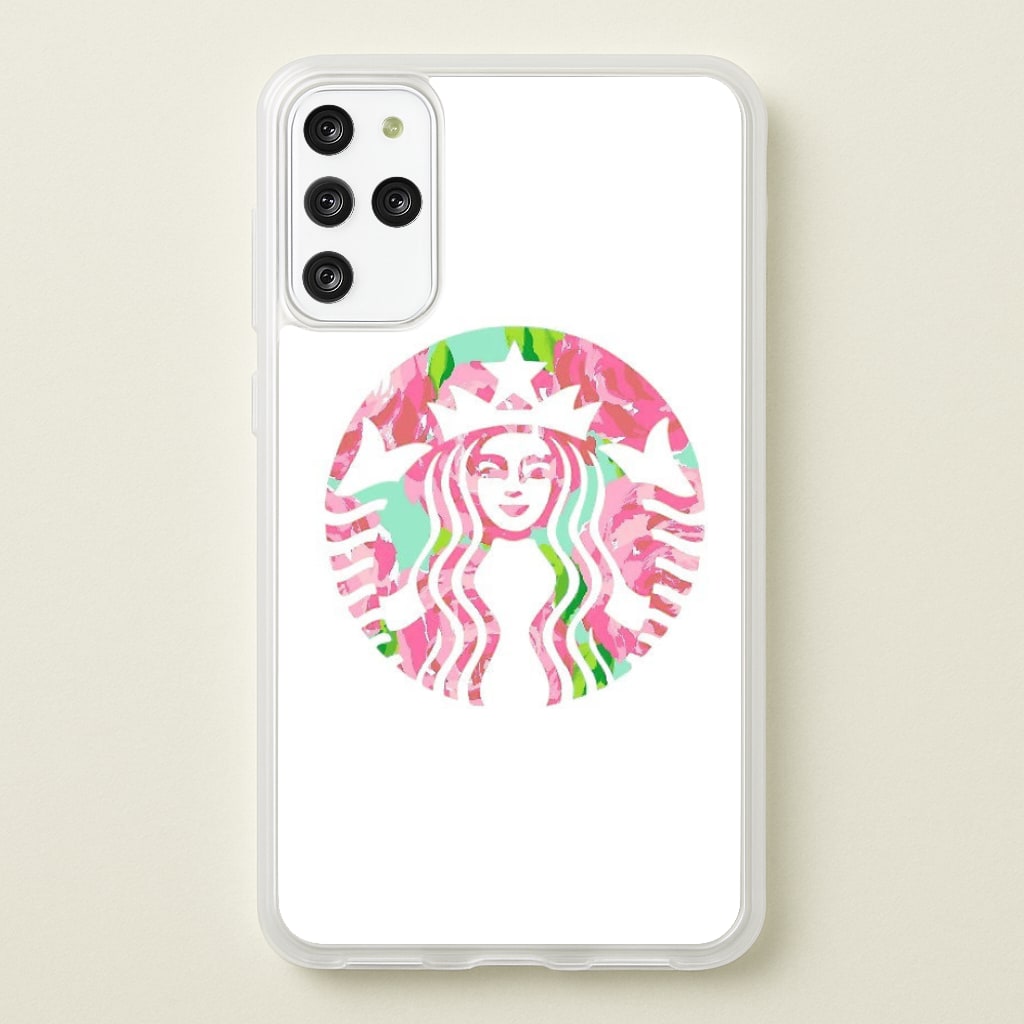 Pink Coffee Logo - Coffee Phone Case for Galaxy S20 Plus