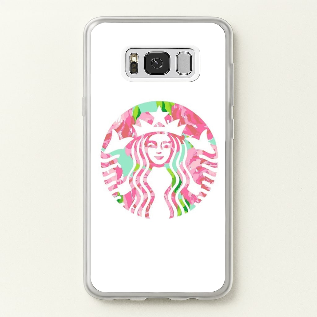 Pink Coffee Logo - Coffee Phone Case for Galaxy S8 Plus