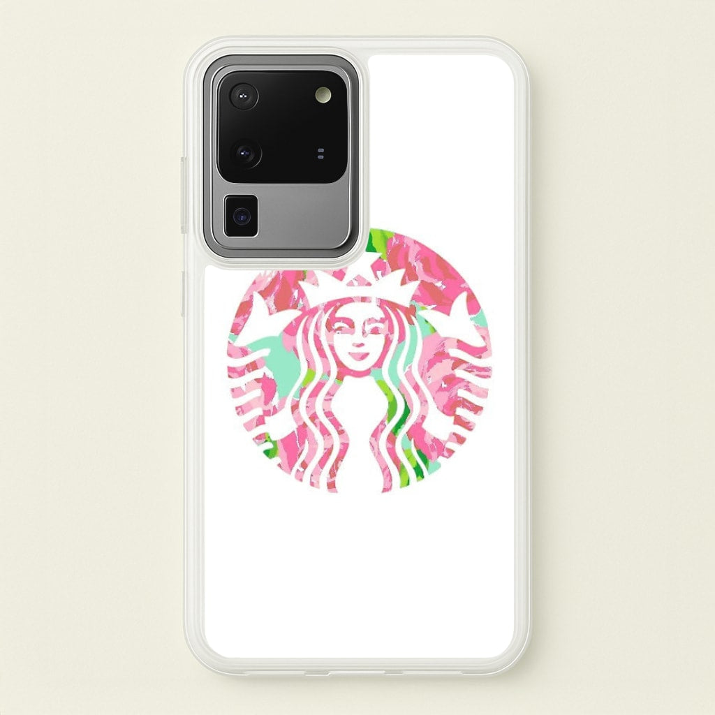 Pink Coffee Logo - Coffee Phone Case for Galaxy S20 Ultra
