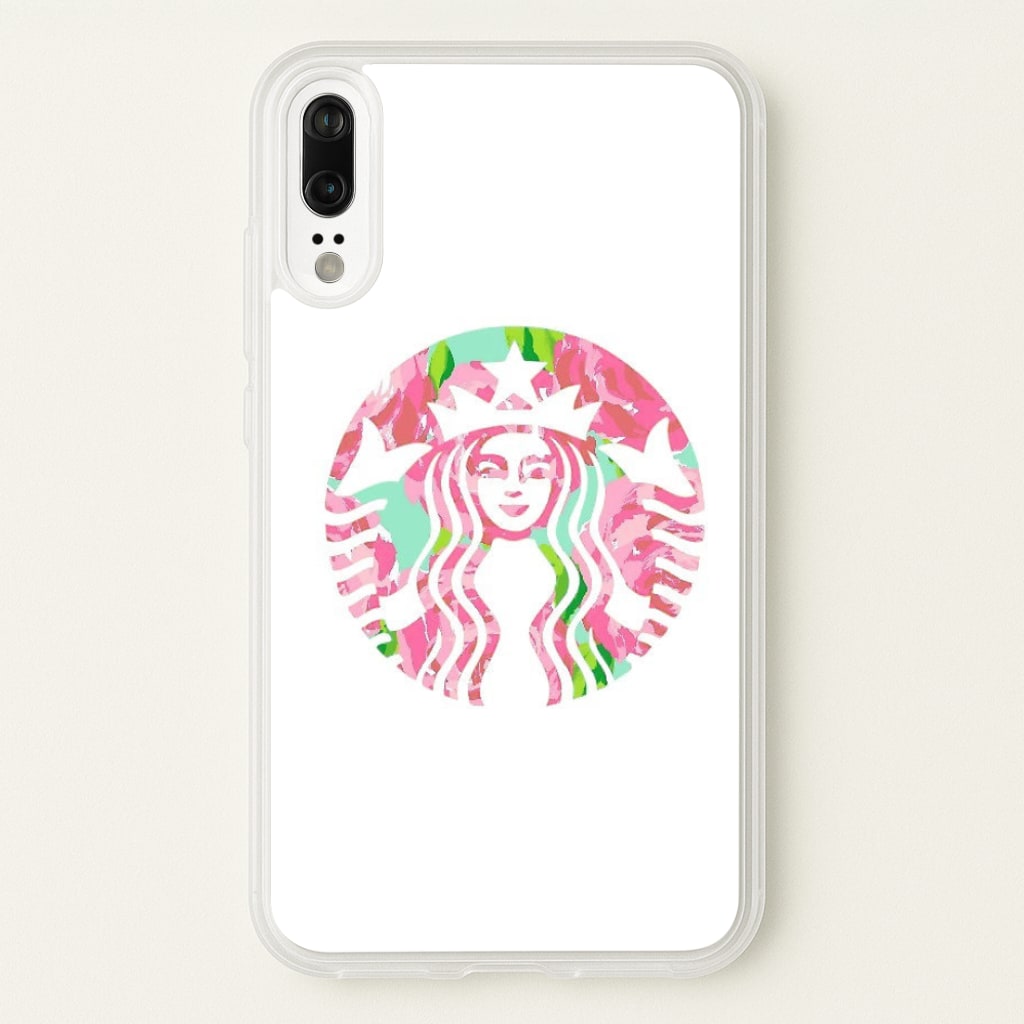 Pink Coffee Logo - Coffee Phone Case for Huawei P20