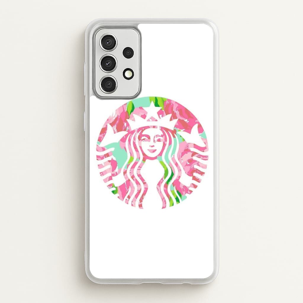Pink Coffee Logo - Coffee Phone Case for Galaxy A52 / A52s