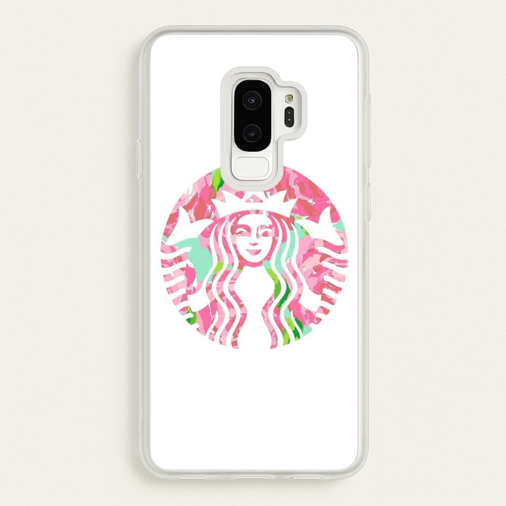 Pink Coffee Logo - Coffee Phone Case for Galaxy S9 Plus