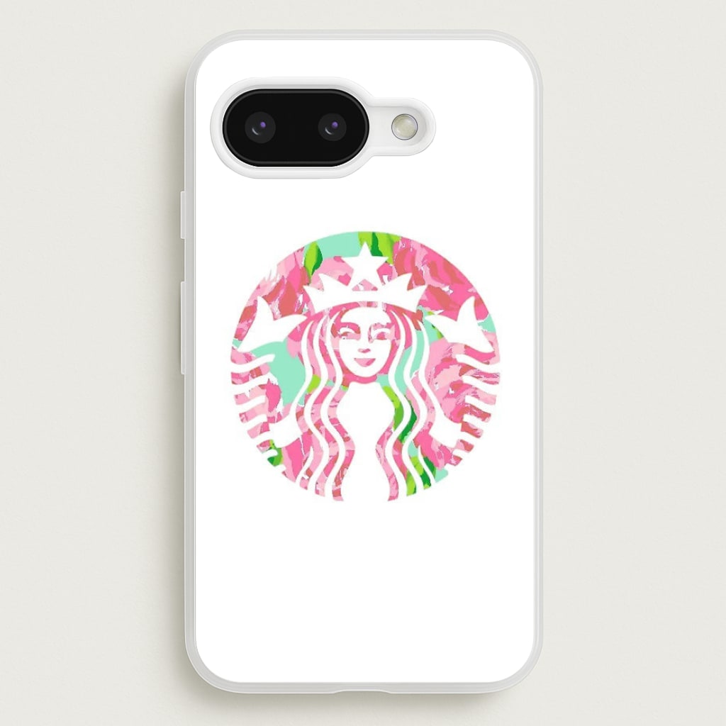 Pink Coffee Logo - Coffee Phone Case for Google Pixel 9a
