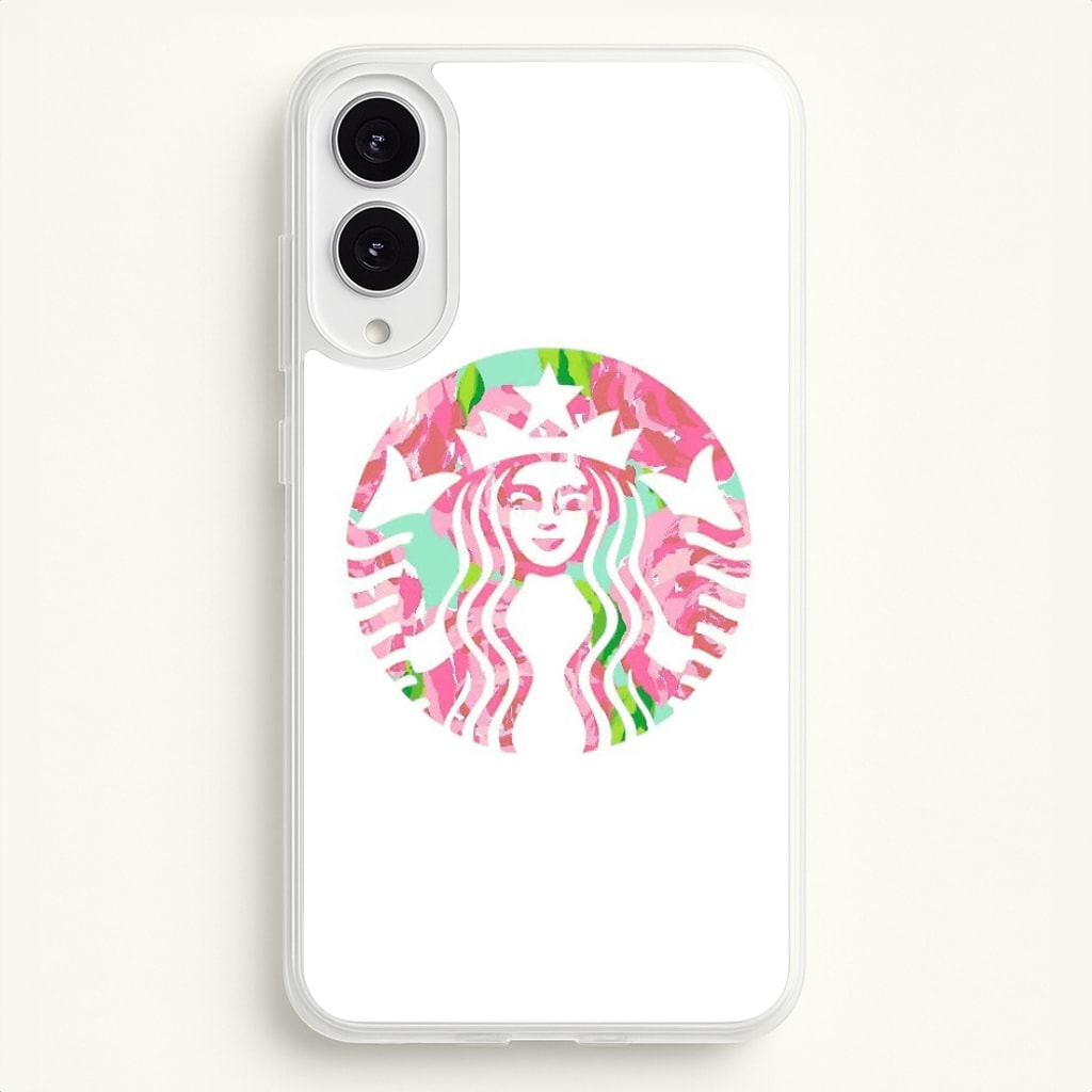 Pink Coffee Logo - Coffee Phone Case for Galaxy S25 Edge