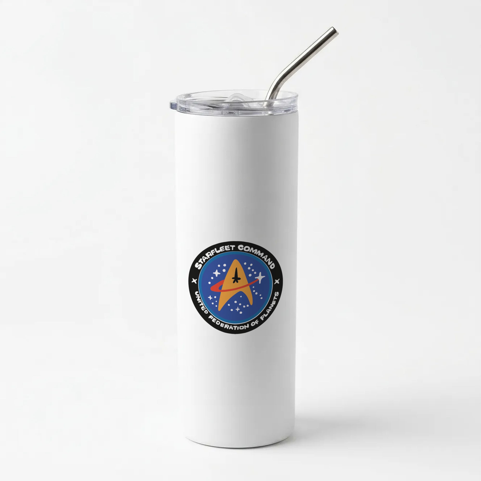 Starfleet command Skinny Tumbler