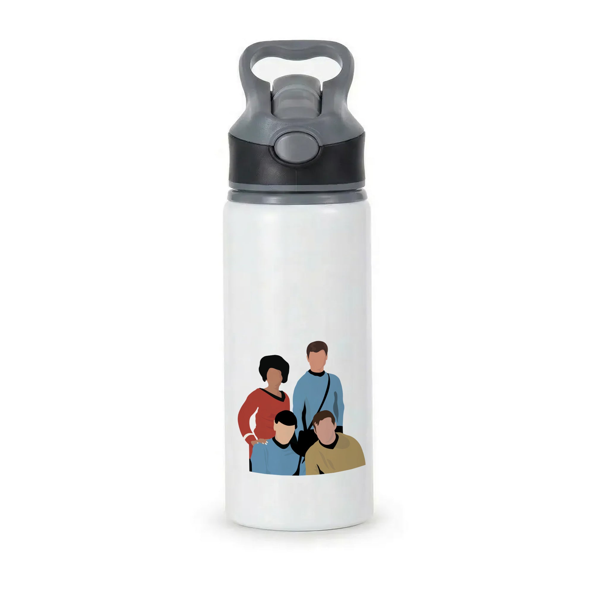 Characters Active Water Bottle - Black