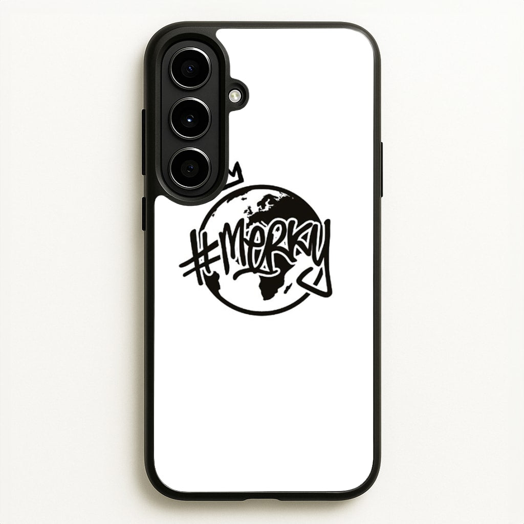 Hashtag Merky Globe - Stormzy Phone Case for Galaxy A56