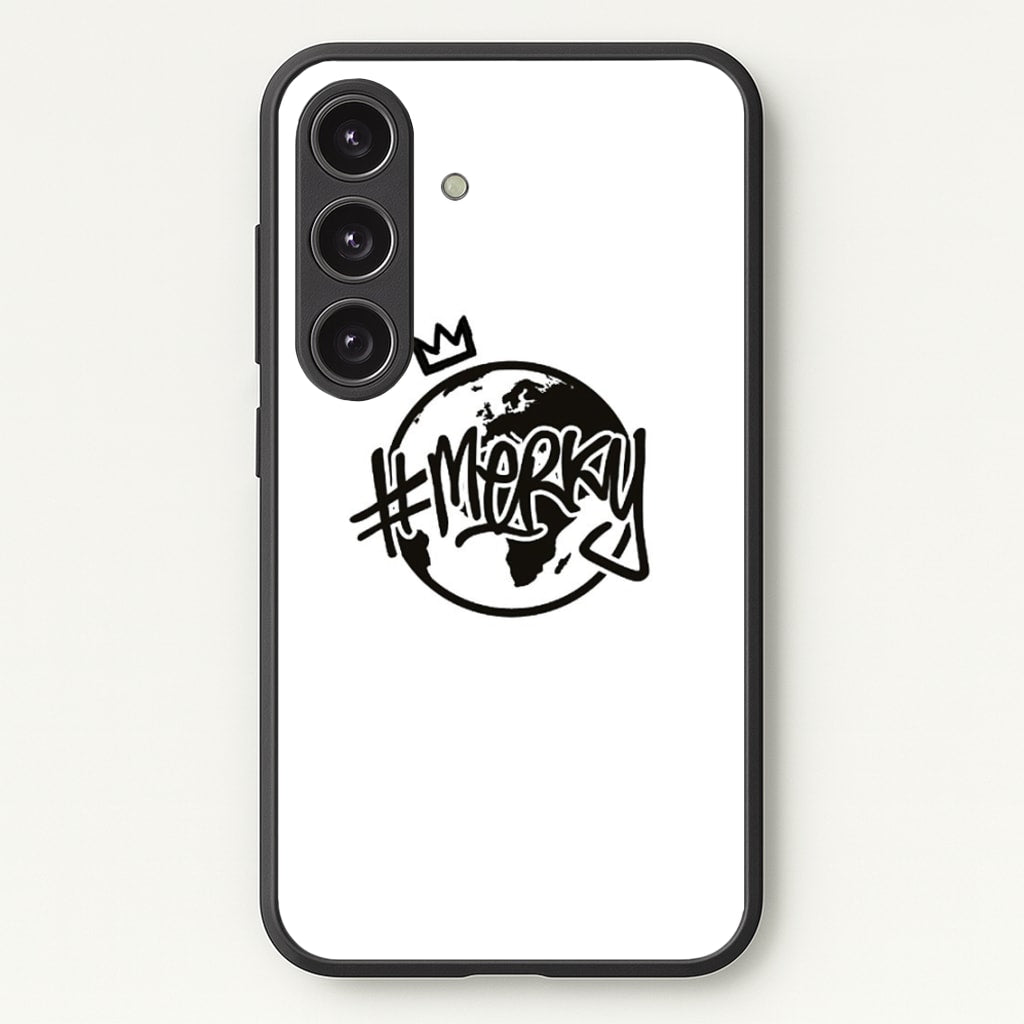 Hashtag Merky Globe - Stormzy Phone Case for Galaxy S25 Plus