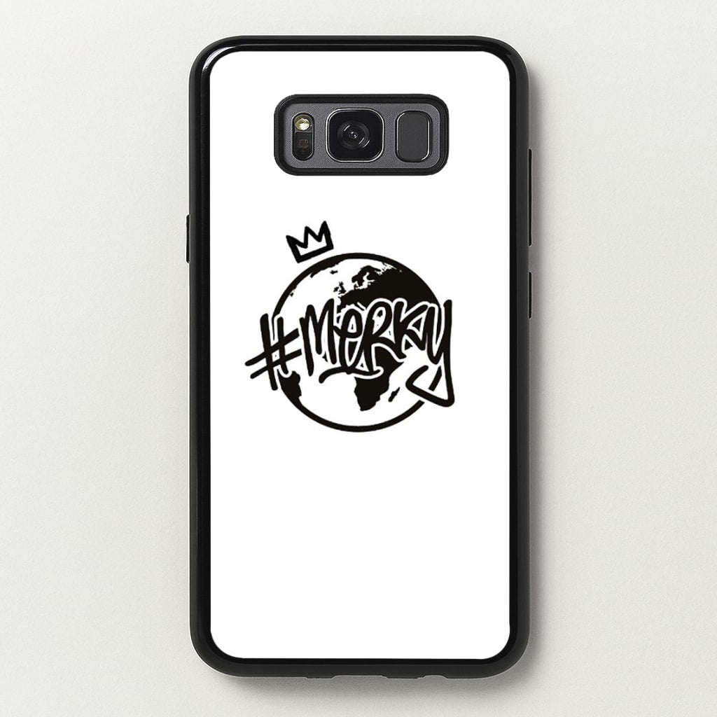 Hashtag Merky Globe - Stormzy Phone Case for Galaxy S8 Plus