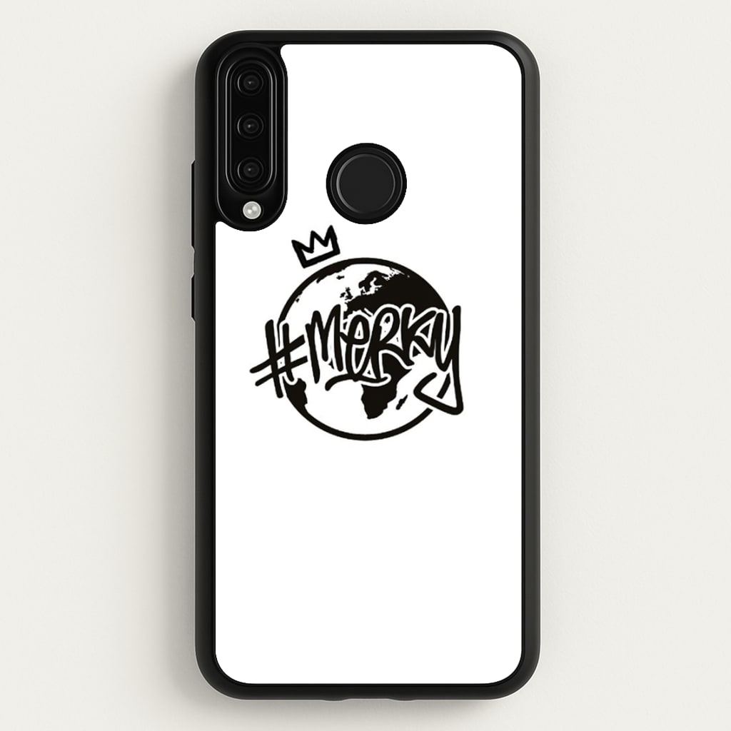 Hashtag Merky Globe - Stormzy Phone Case for Huawei P30 Lite