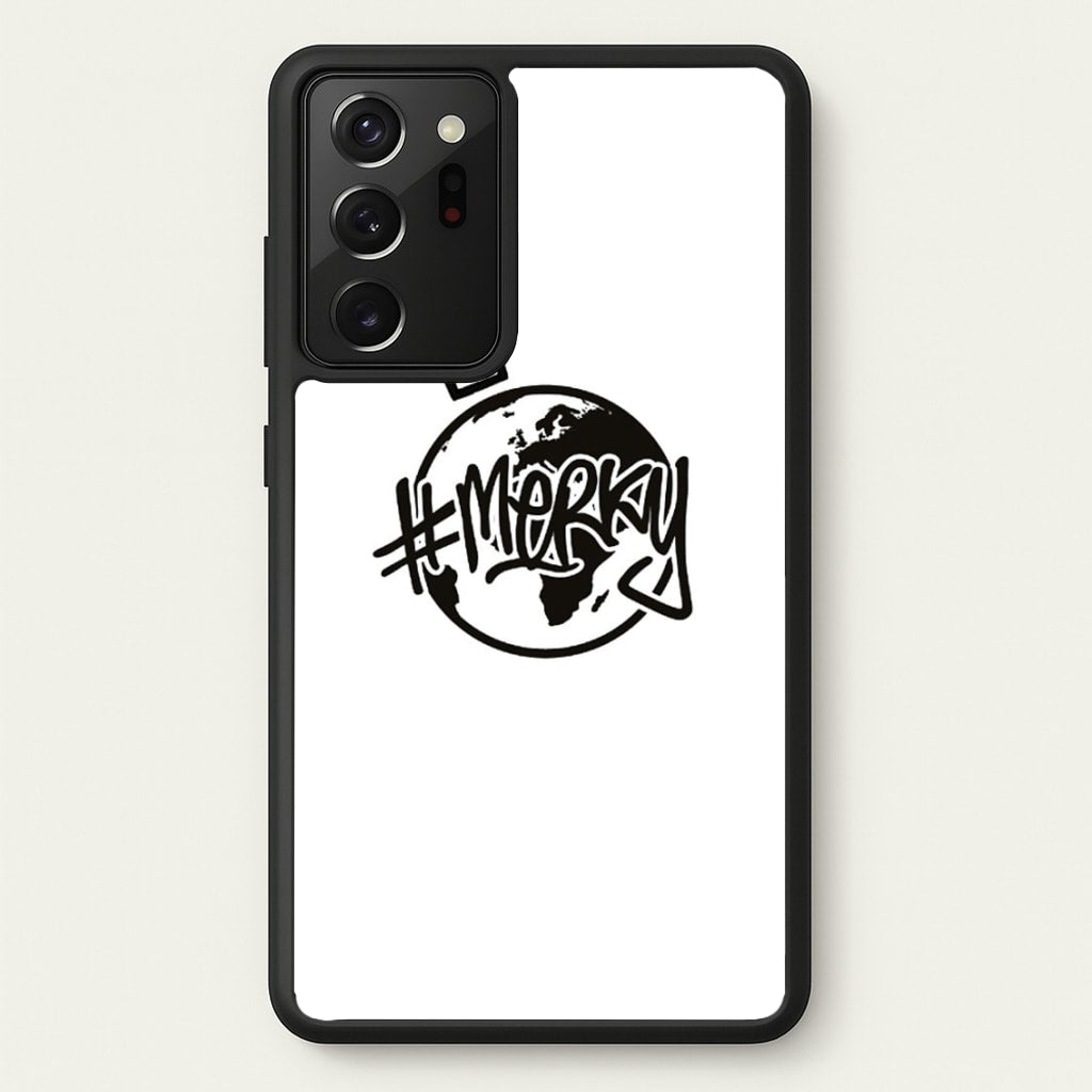 Hashtag Merky Globe - Stormzy Phone Case for Galaxy Note 20 Ultra