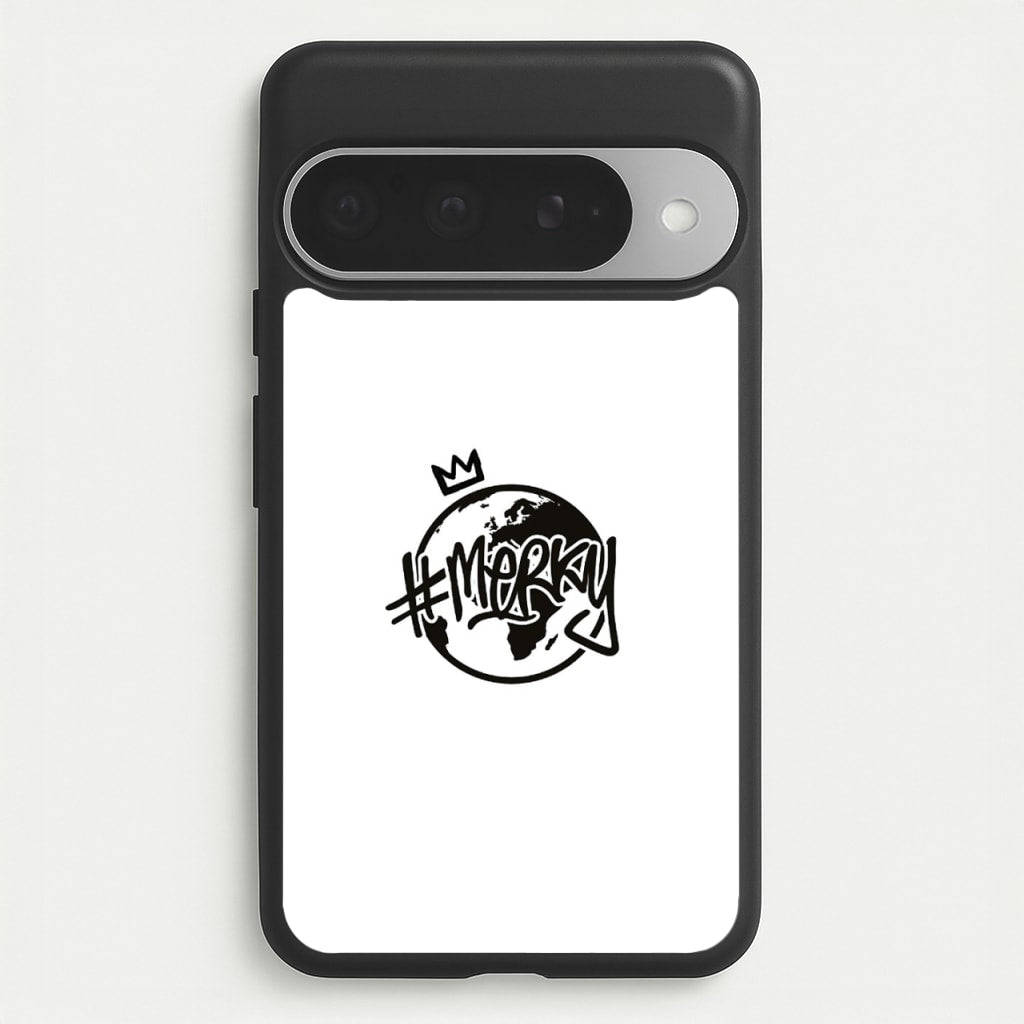 Hashtag Merky Globe Phone Case for Google Pixel 10 Pro XL