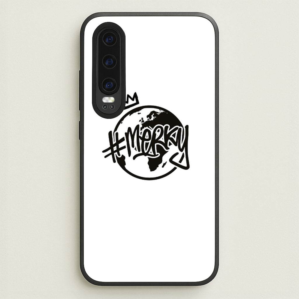 Hashtag Merky Globe - Stormzy Phone Case for Huawei P30