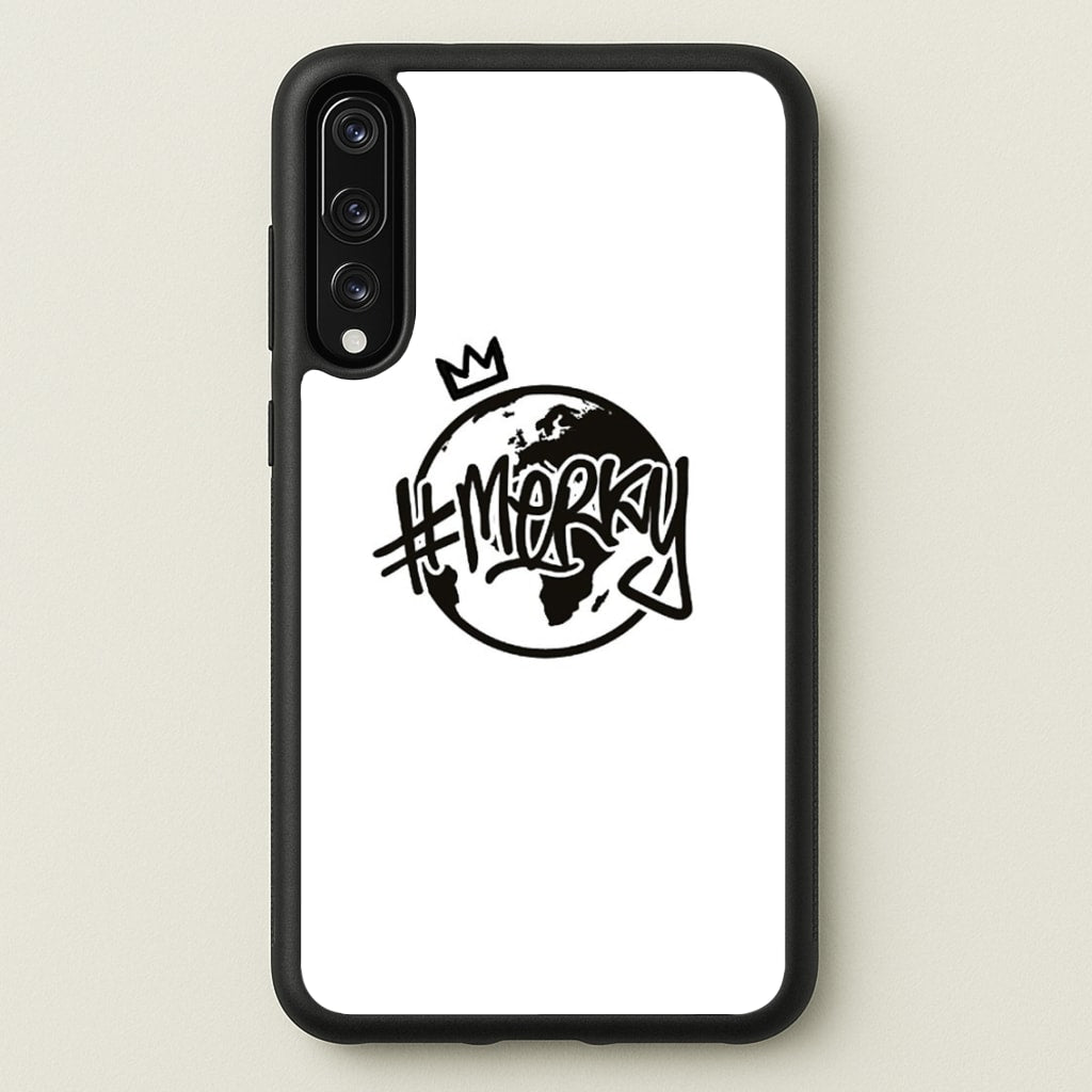 Hashtag Merky Globe - Stormzy Phone Case for Huawei P20 Pro