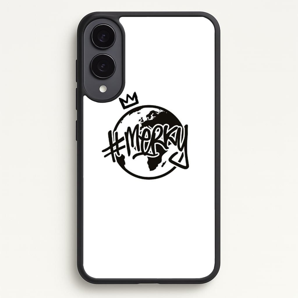 Hashtag Merky Globe - Stormzy Phone Case for Galaxy S25 Edge