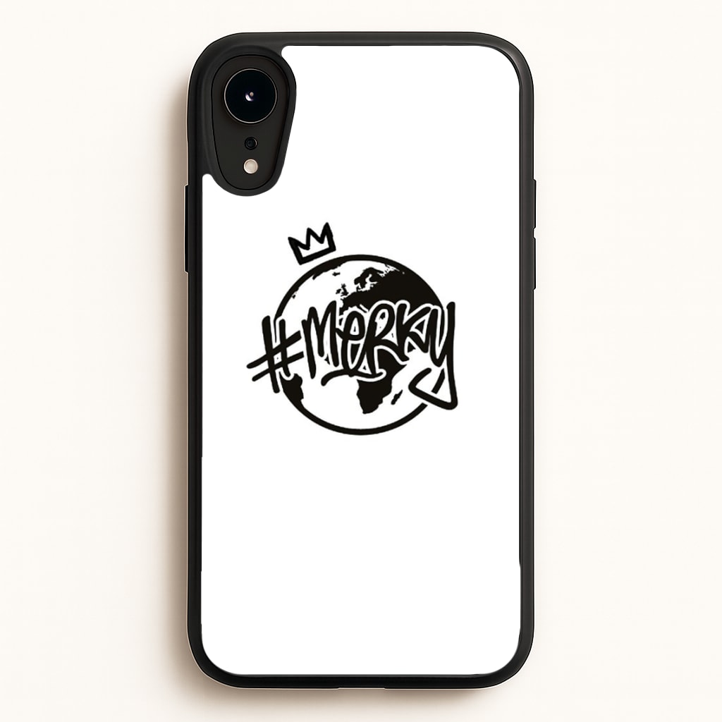 Hashtag Merky Globe - Stormzy Phone Case for iPhone XR