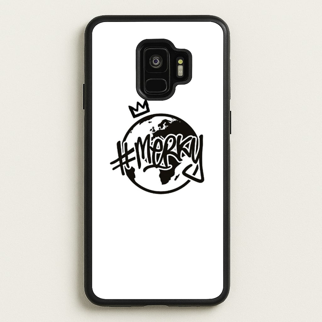 Hashtag Merky Globe - Stormzy Phone Case for Galaxy S9
