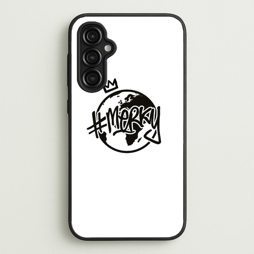 Hashtag Merky Globe - Stormzy Phone Case for Galaxy A14