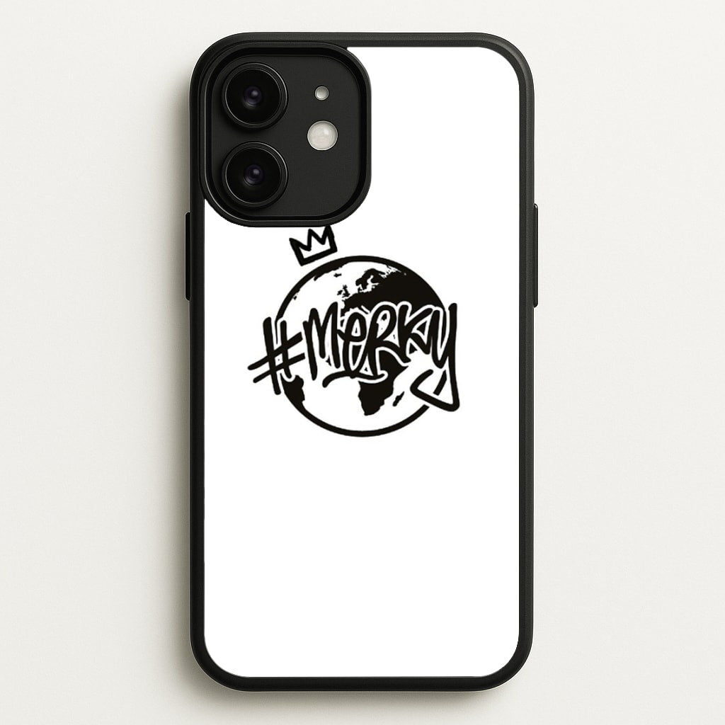 Hashtag Merky Globe - Stormzy Phone Case for iPhone 11