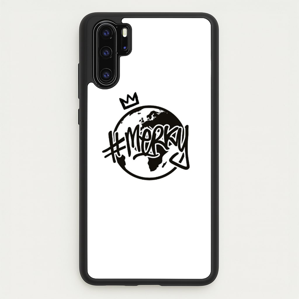 Hashtag Merky Globe - Stormzy Phone Case for Huawei P30 Pro