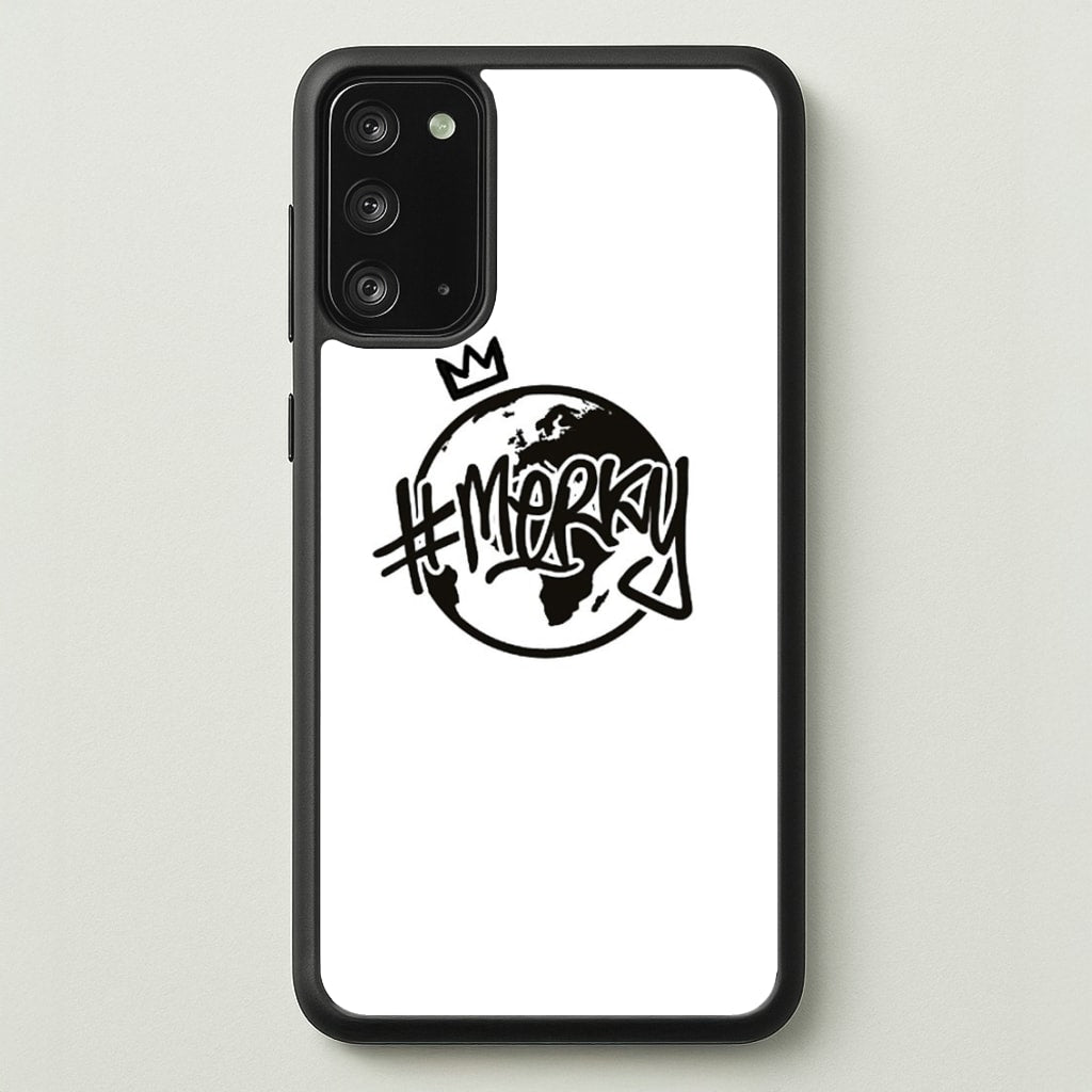 Hashtag Merky Globe - Stormzy Phone Case for Galaxy Note 20