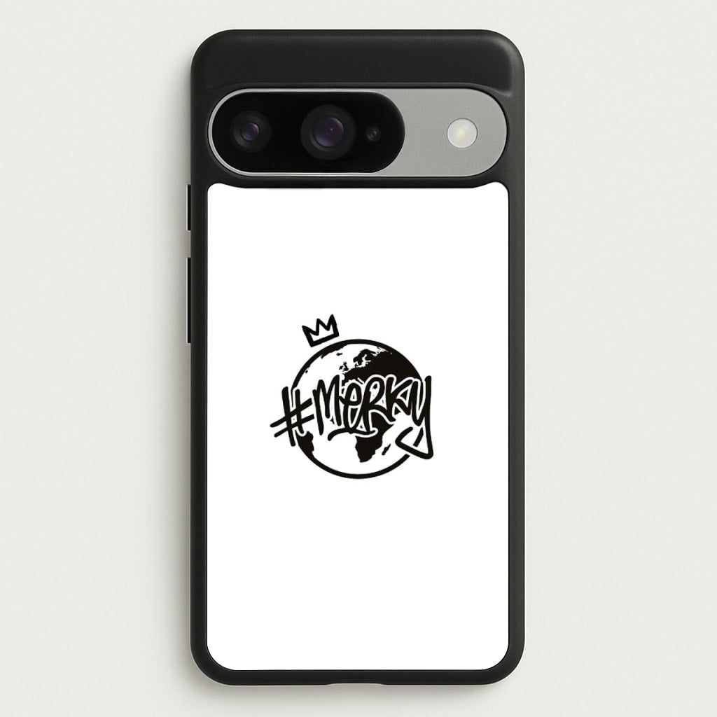 Hashtag Merky Globe Phone Case for Google Pixel 10 / 10 Pro