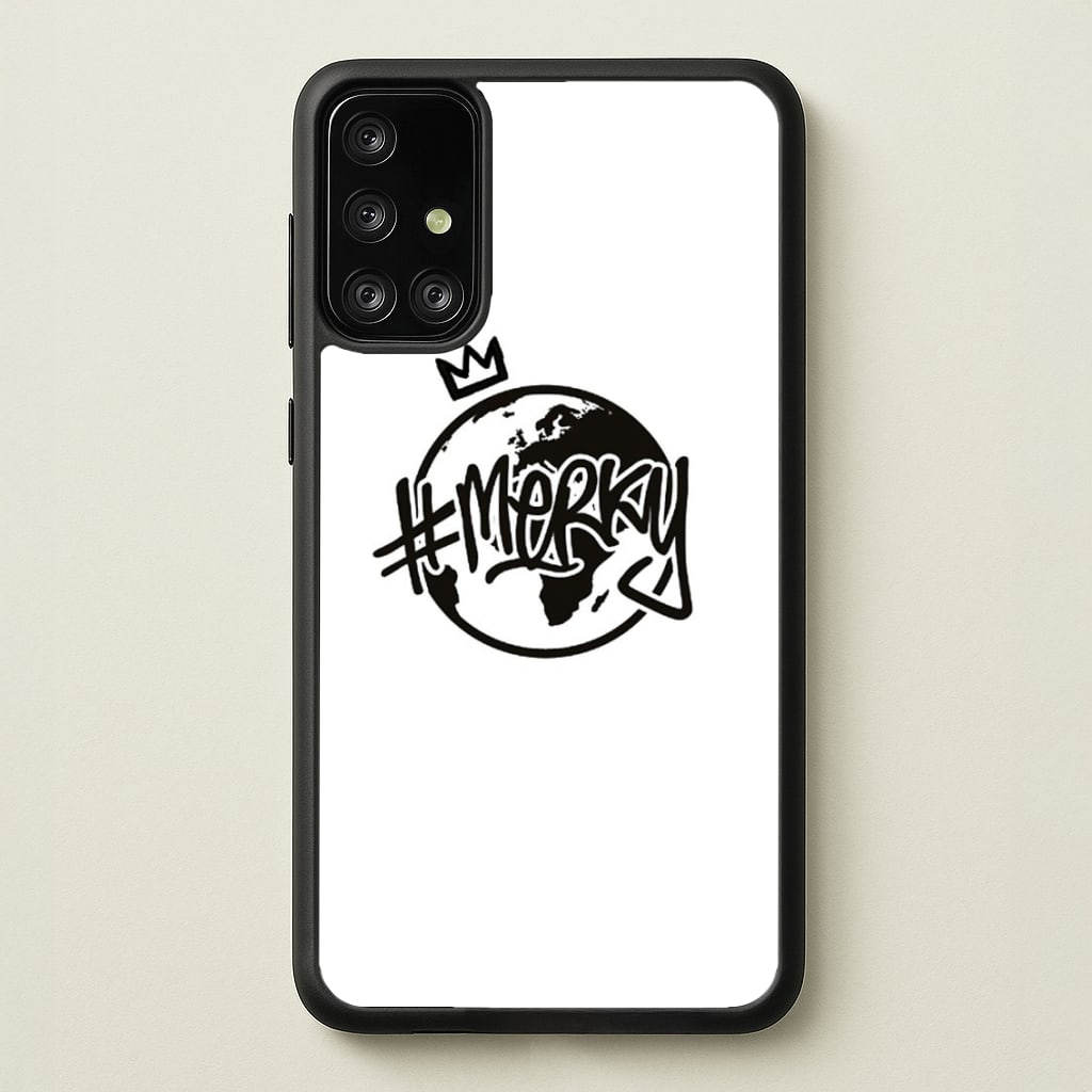 Hashtag Merky Globe - Stormzy Phone Case for Galaxy A71