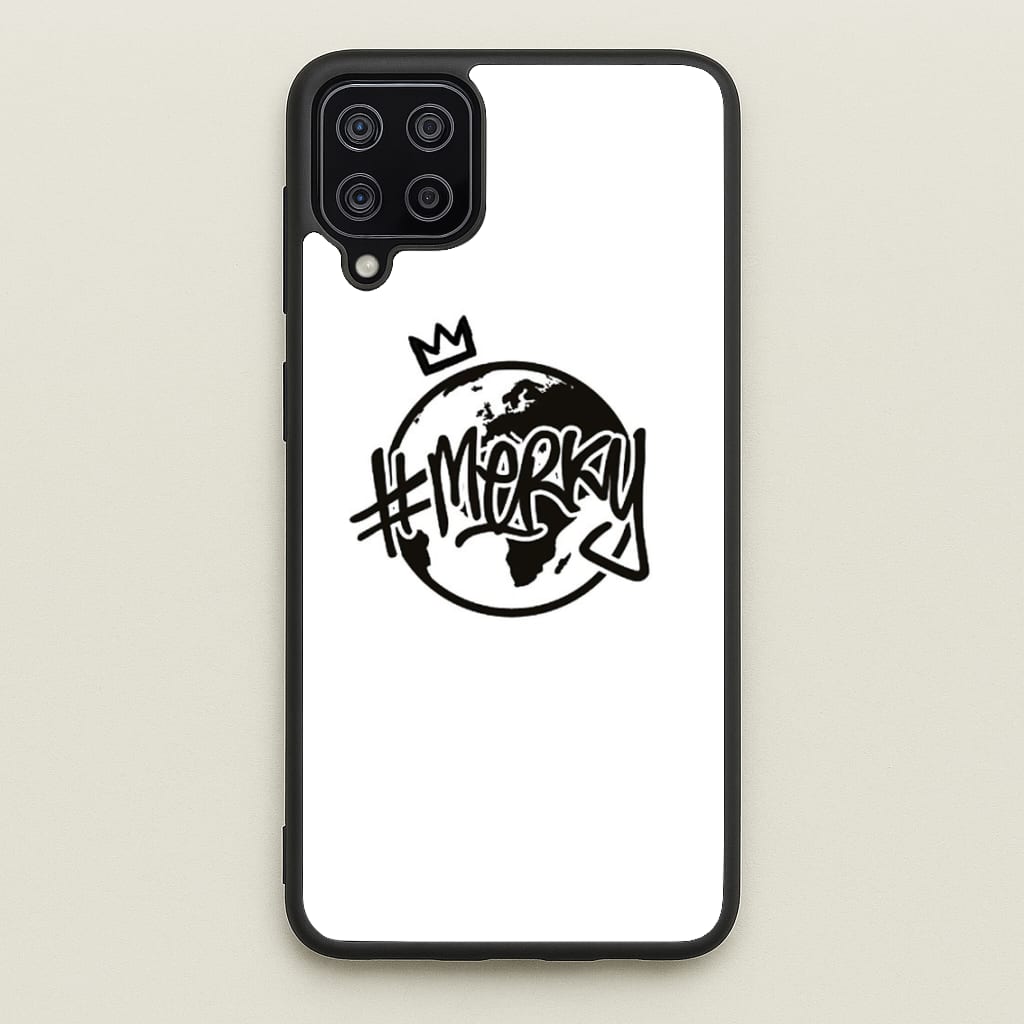 Hashtag Merky Globe - Stormzy Phone Case for Galaxy A12