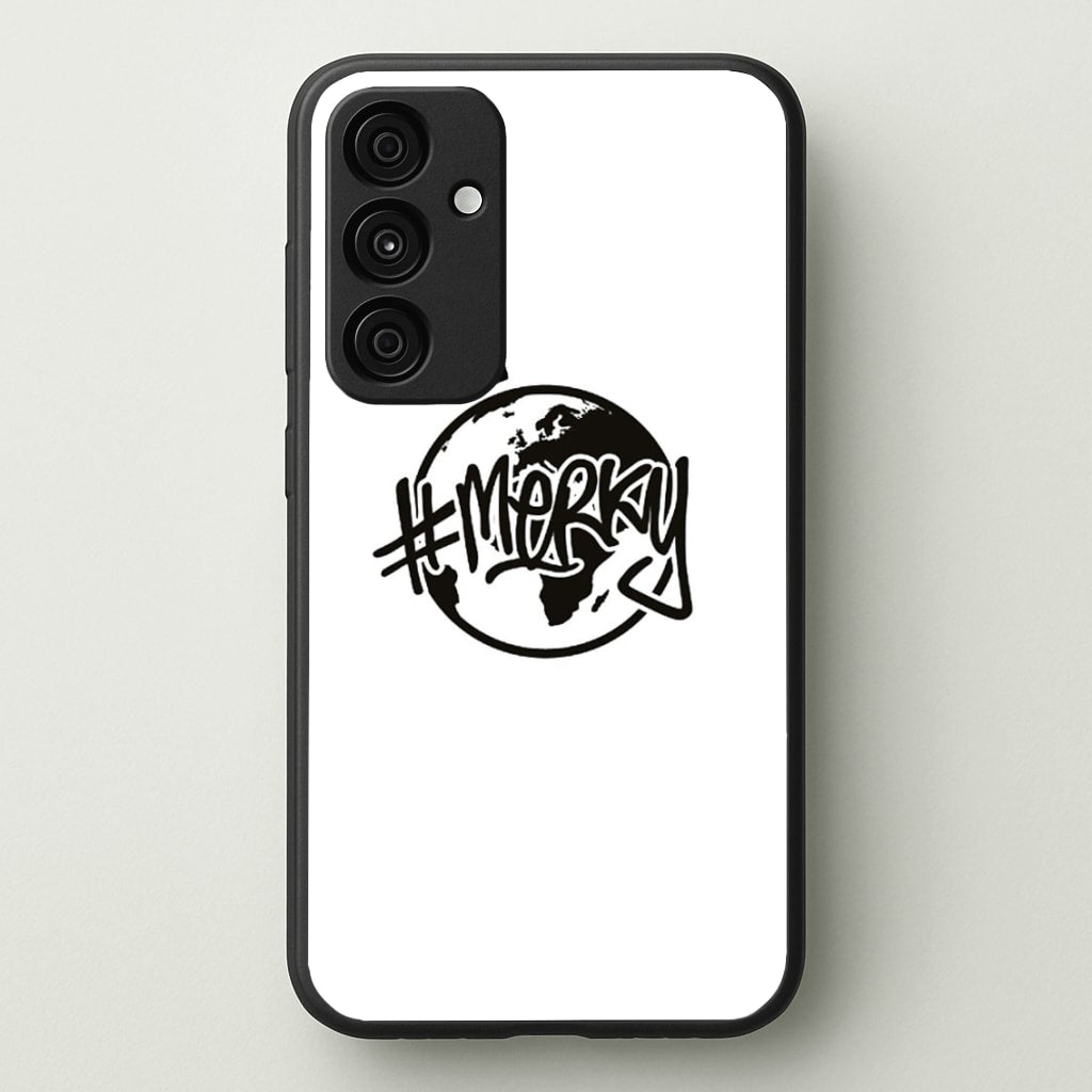 Hashtag Merky Globe - Stormzy Phone Case for Galaxy A55