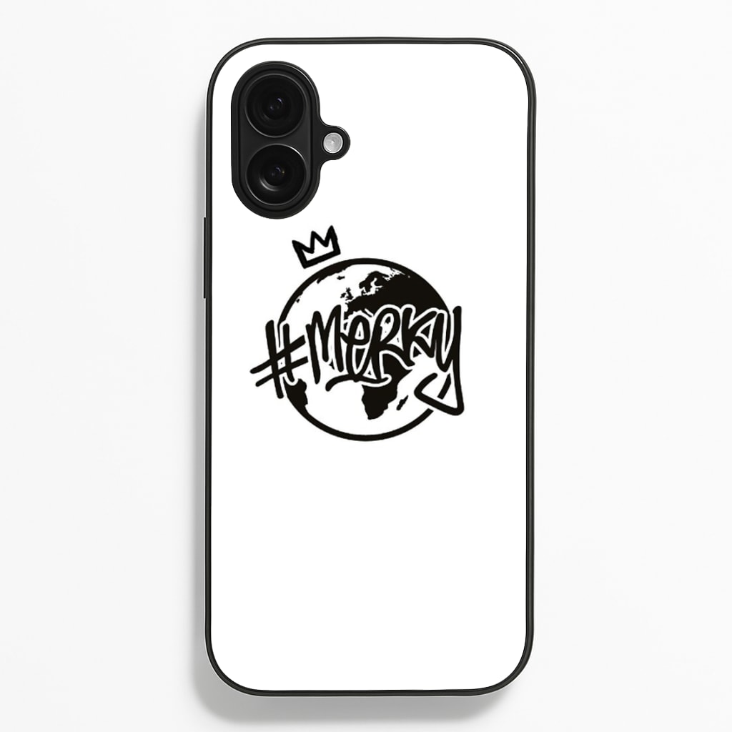 Hashtag Merky Globe Phone Case