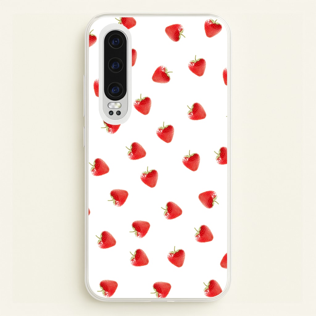 Strawberry Pattern - Phone Case for Huawei P30