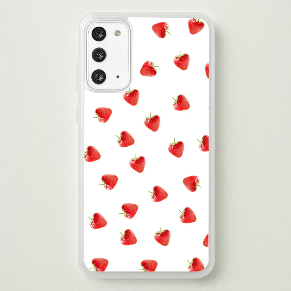Strawberry Pattern - Phone Case for Galaxy Note 20