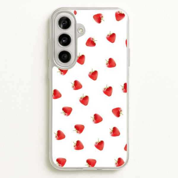 Strawberry Pattern - Phone Case for Galaxy A56