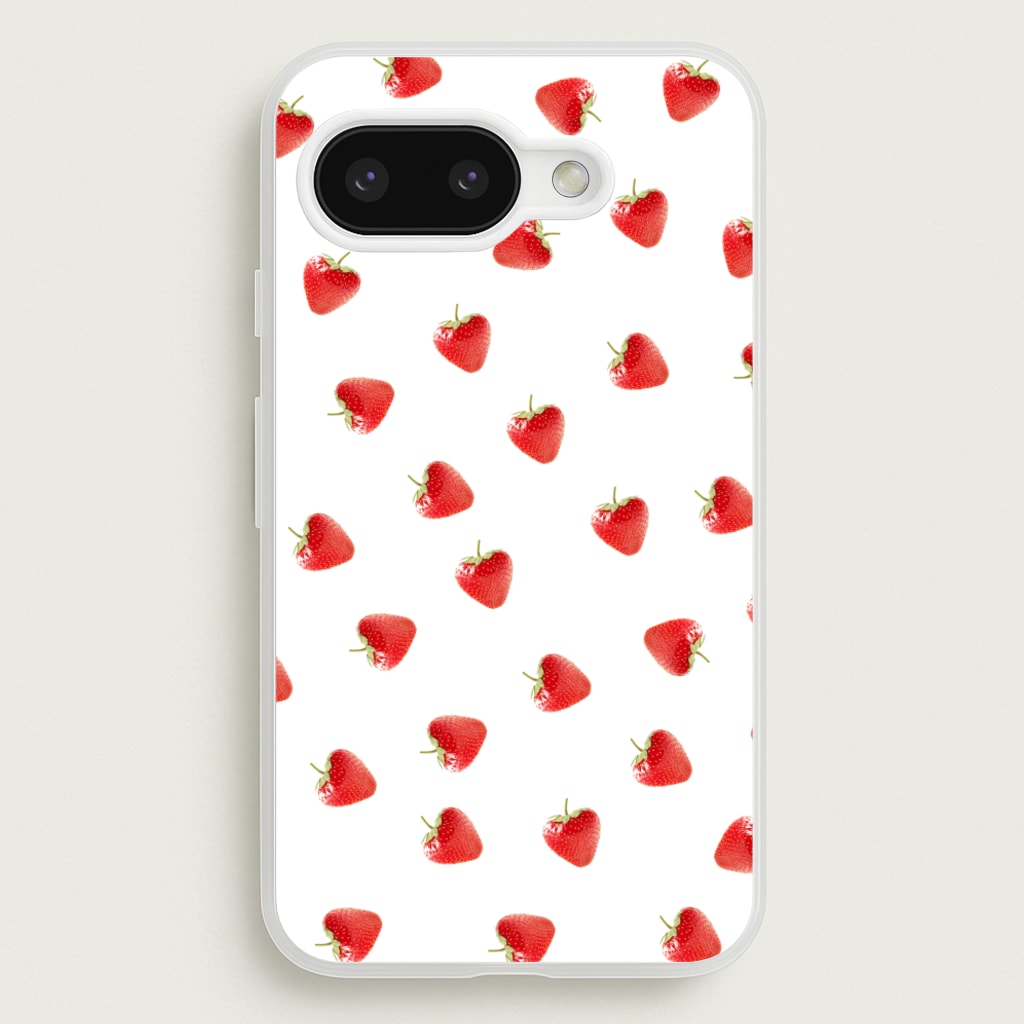 Strawberry Pattern - Phone Case for Google Pixel 9a