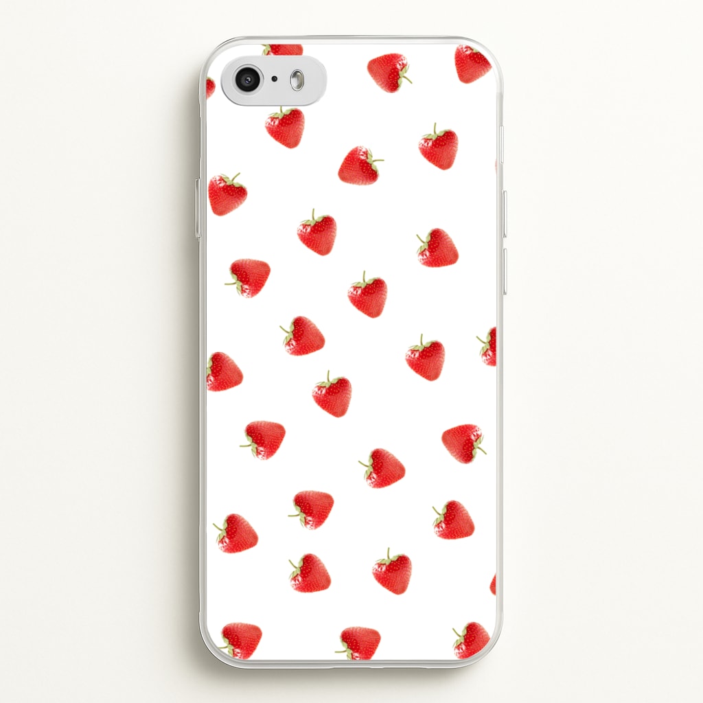 Strawberry Pattern - Phone Case for iPhone 5 / 5s / SE 2016